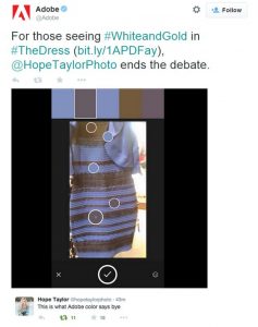 מקרה בוחן: the dress.